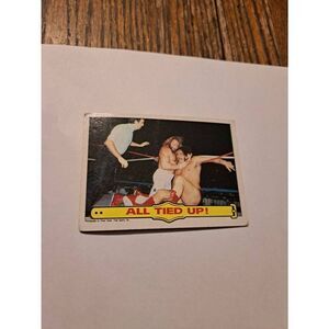 Vintage 1985 WWF All Tied Up WWF Card #27 Andre the Giant Big John Studd Topps